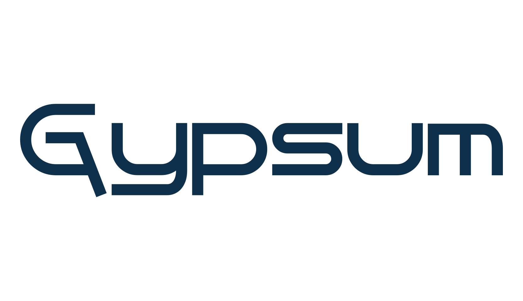 Gypsum, sci-fi font preview