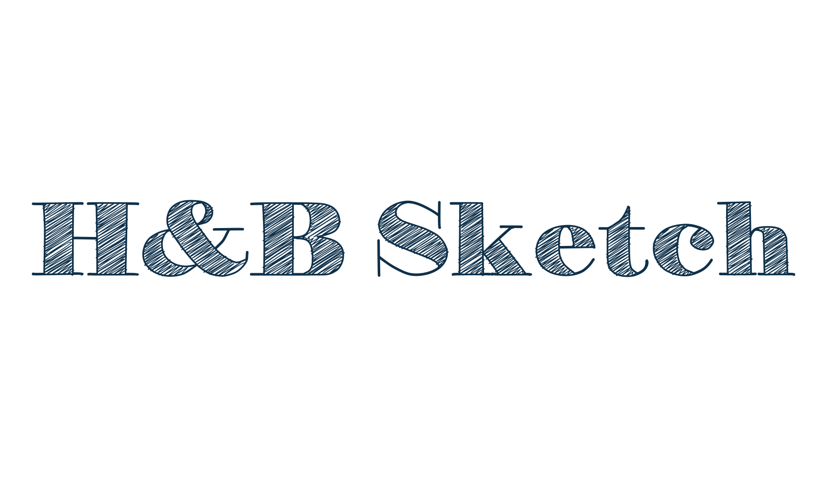 H&B Sketch, various font preview