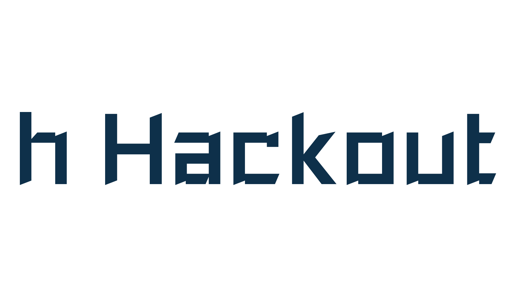 h Hackout, various font preview