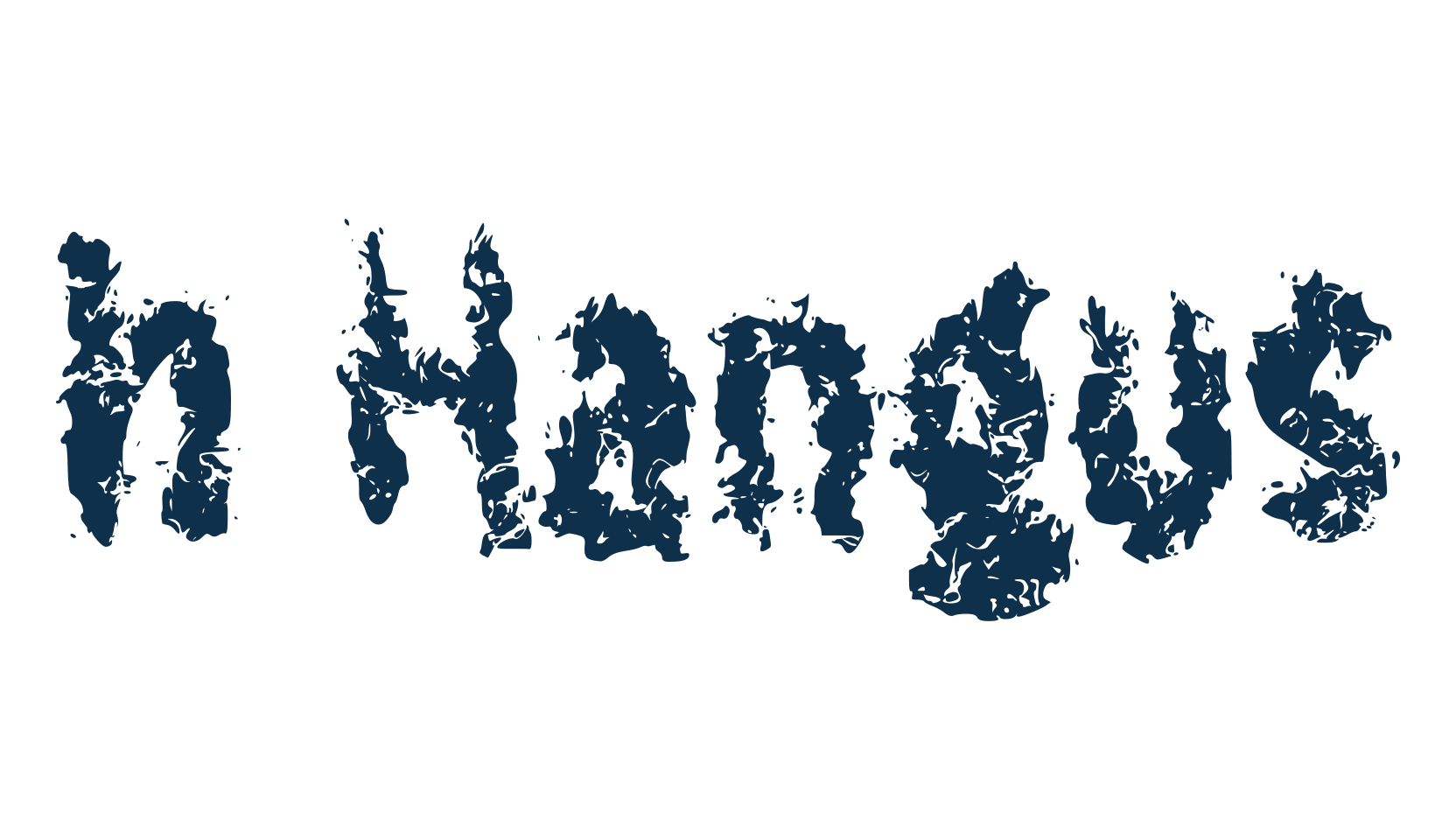 h Hangus, fancy fire, ice decorative font preview