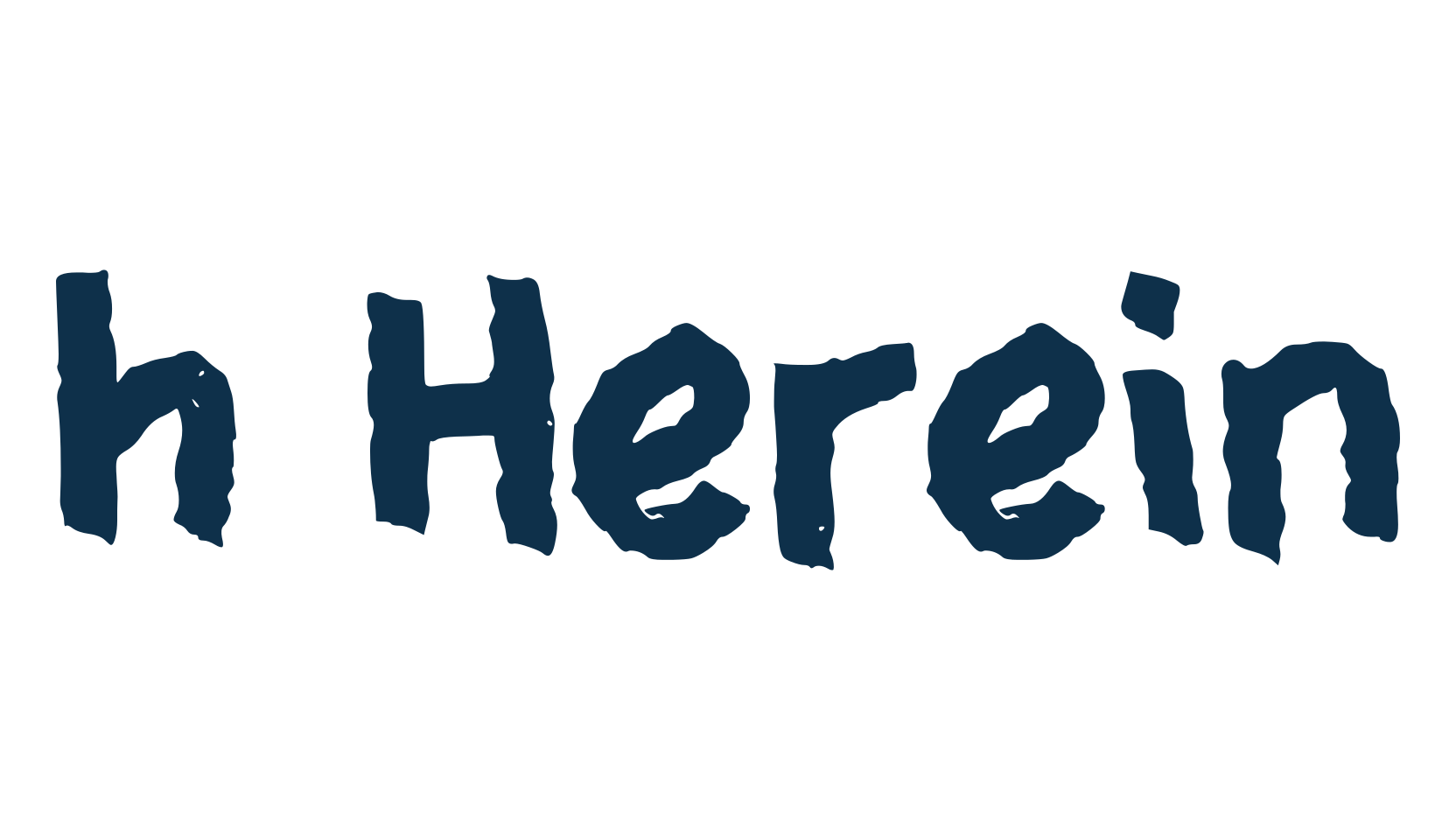 h Herein, script brush fancy decorative calligraphy font preview
