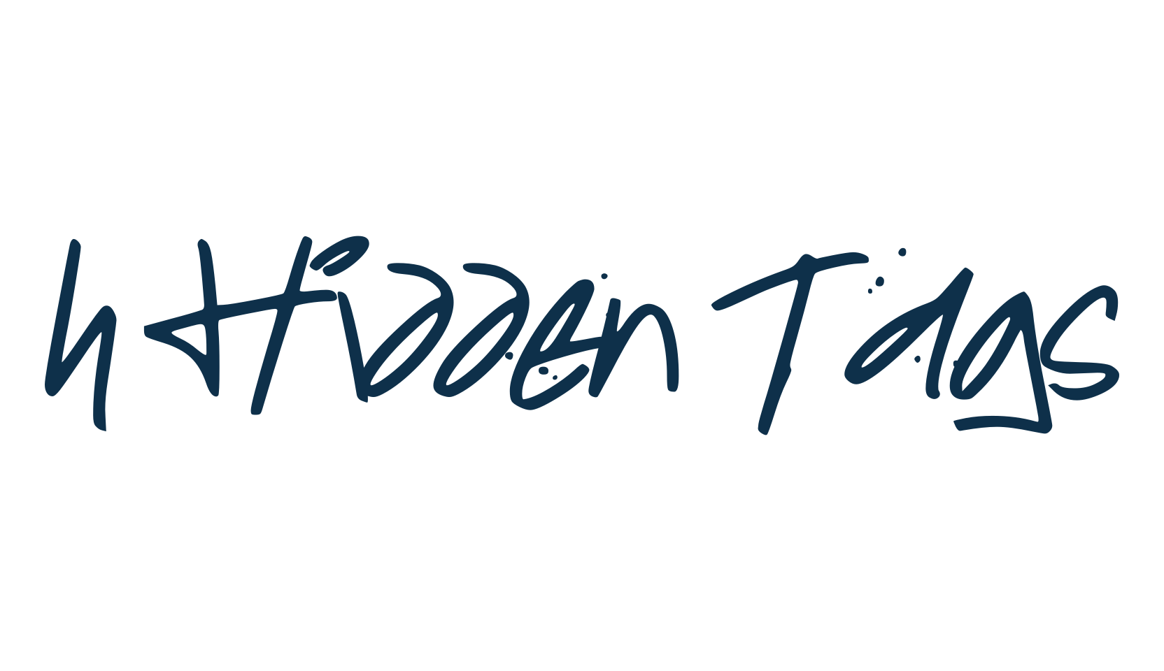 h Hidden Tags, script graffiti fancy decorative calligraphy font preview