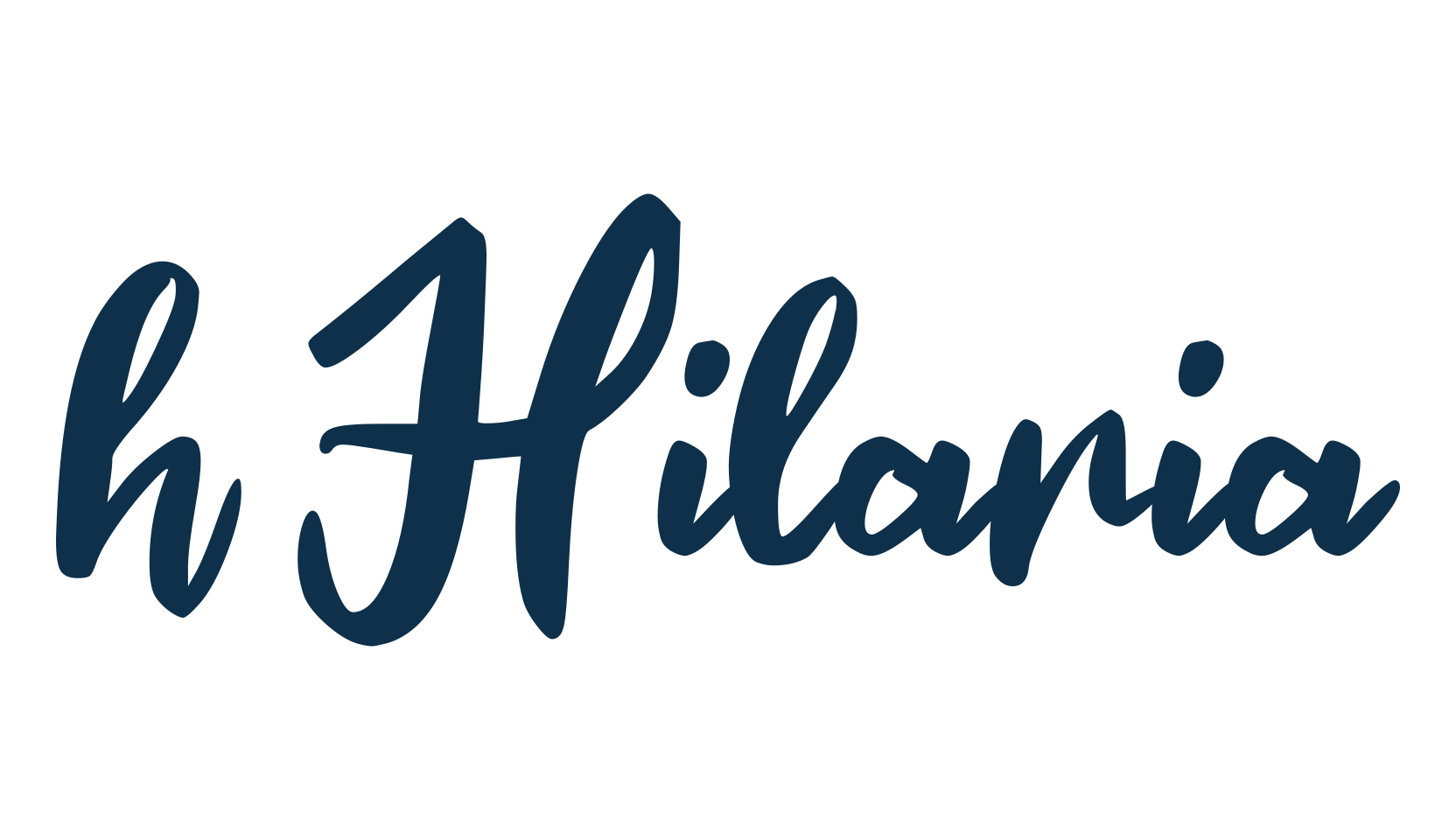 h Hilaria, script handwritten fancy decorative calligraphy font preview