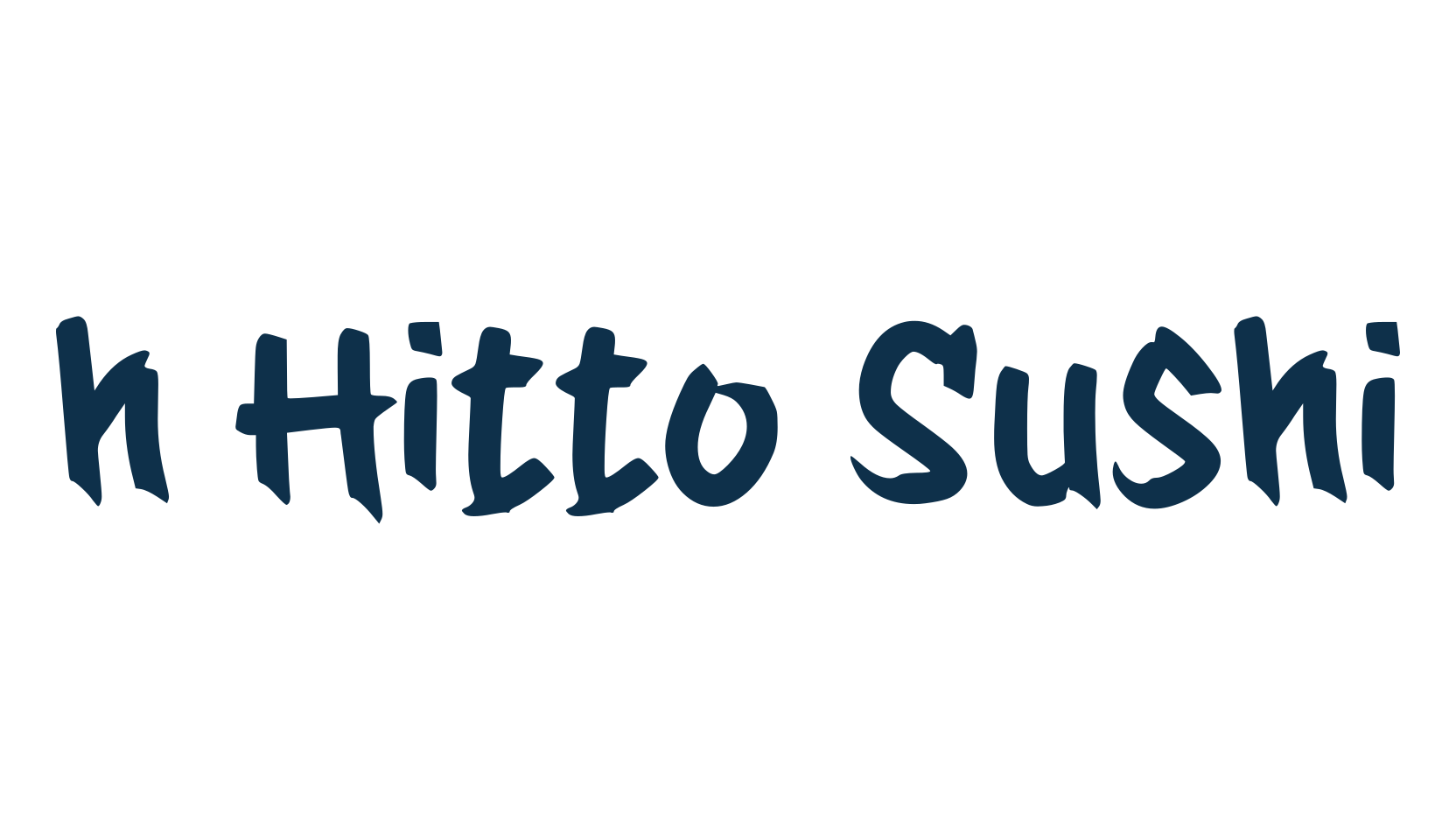 h Hitto Sushi, foreign look chinese, jpn font preview