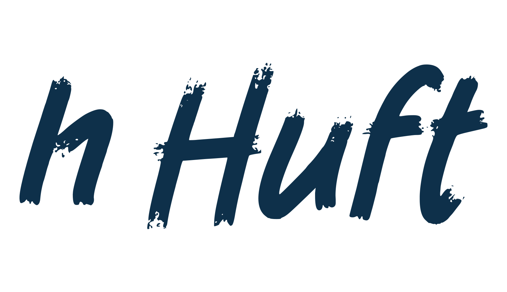 h Huft, brush font preview