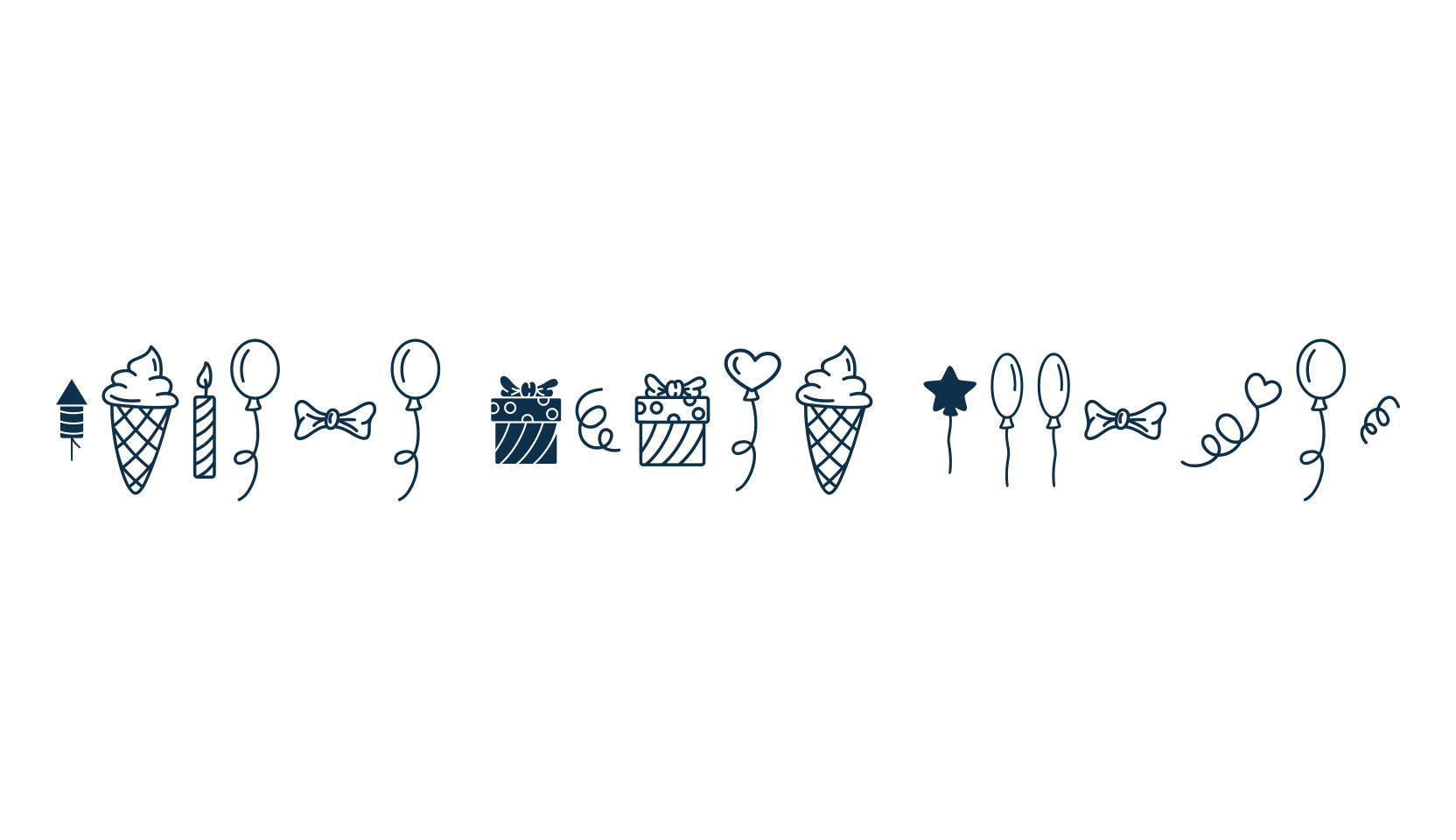 Habede Extra Doodles, display market font preview