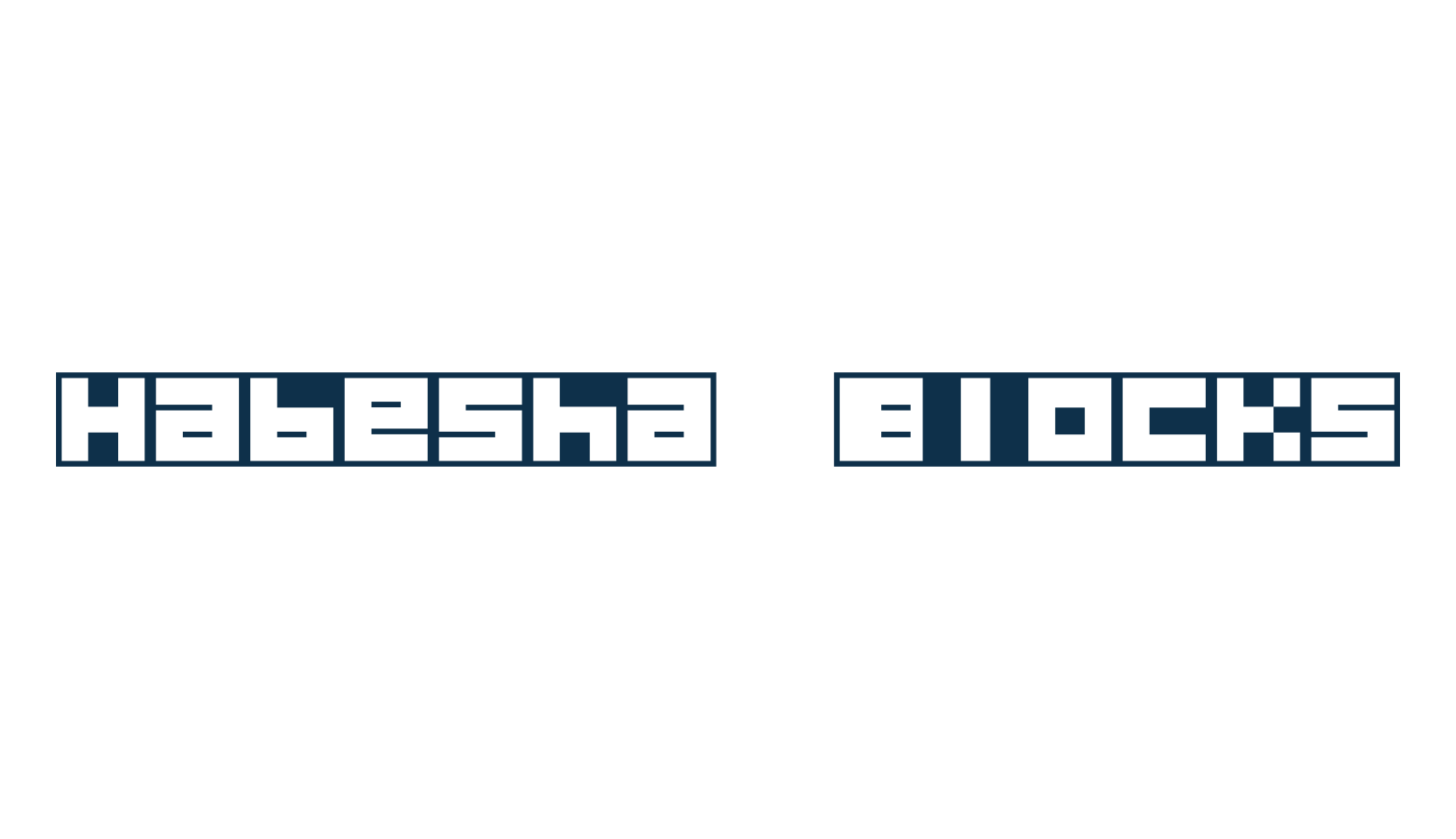 Habesha Blocks, square font preview