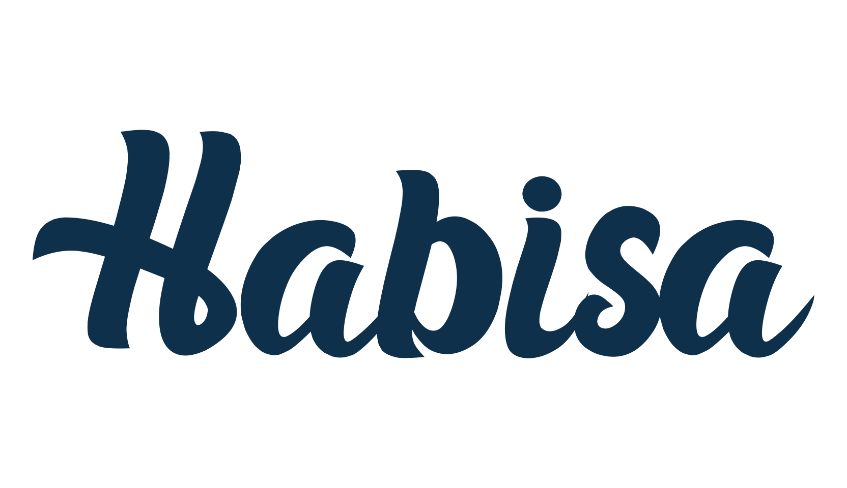 Habisa, fancy various decorative script calligraphy font preview
