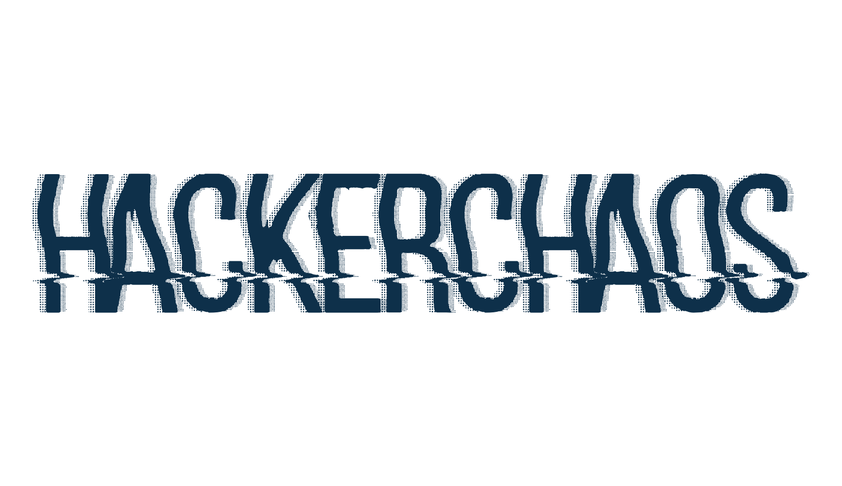 Hackerchaos, distorted font preview