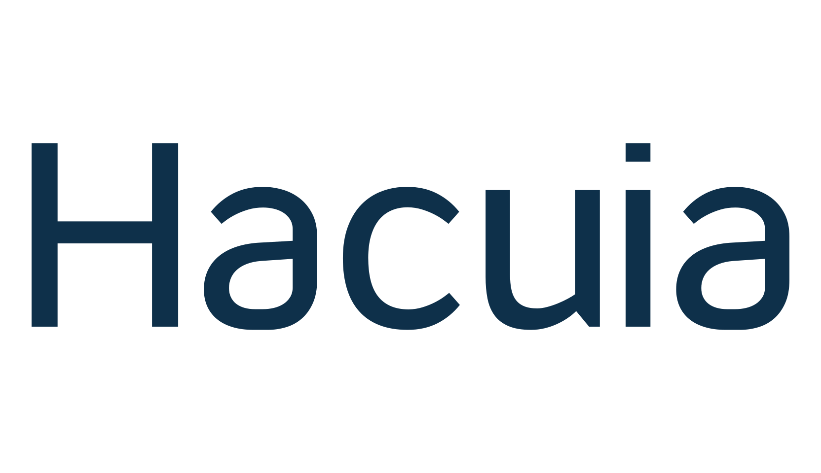 Hacuia, basic sans serif font preview
