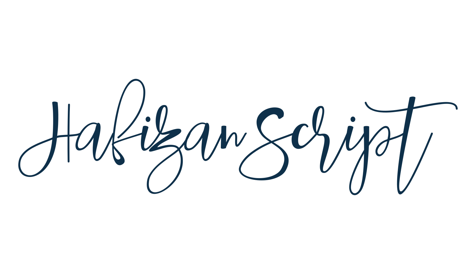 Hafizan Script, calligraphy font preview