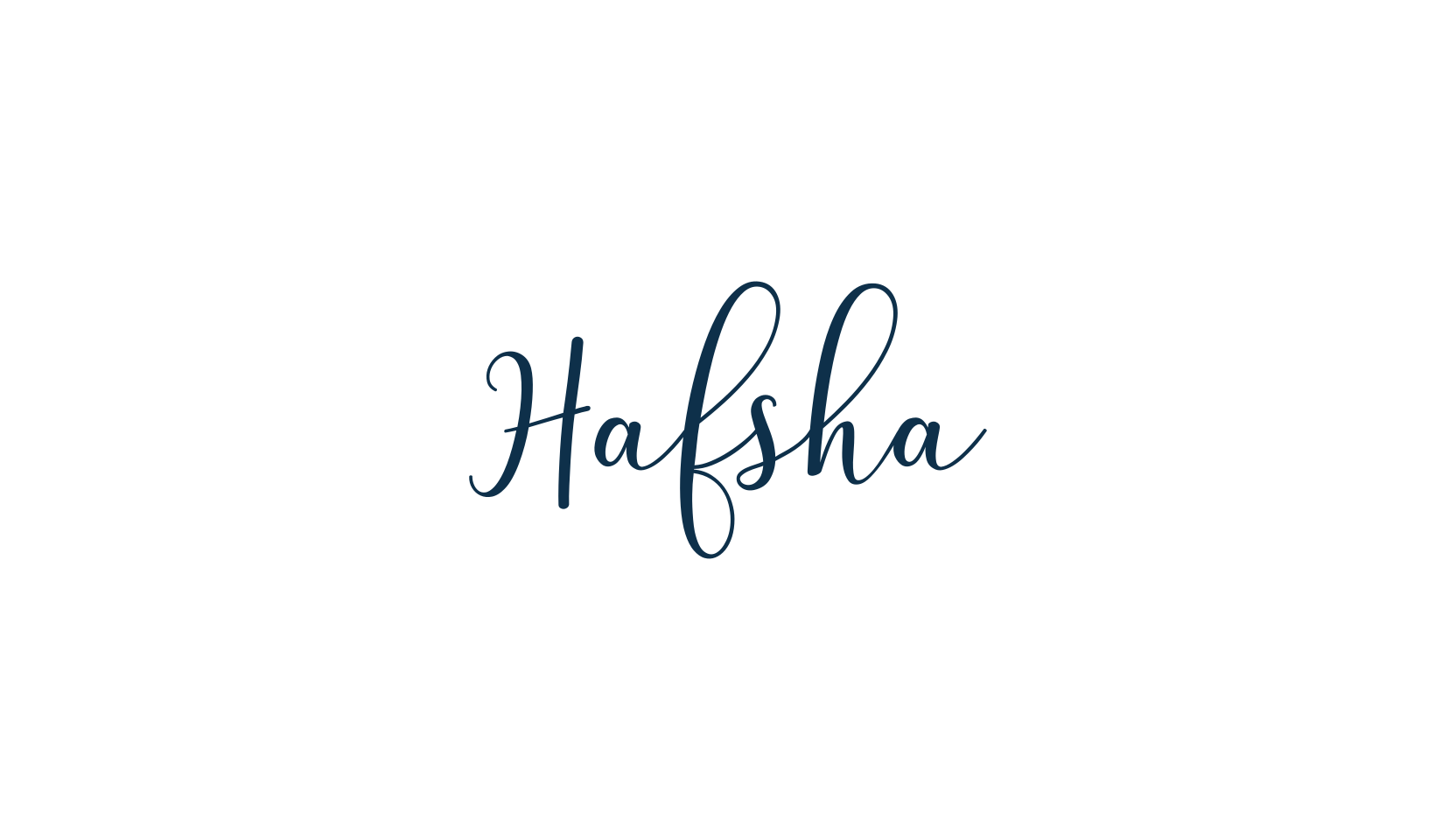 Hafsha, script calligraphy fancy decorative font preview