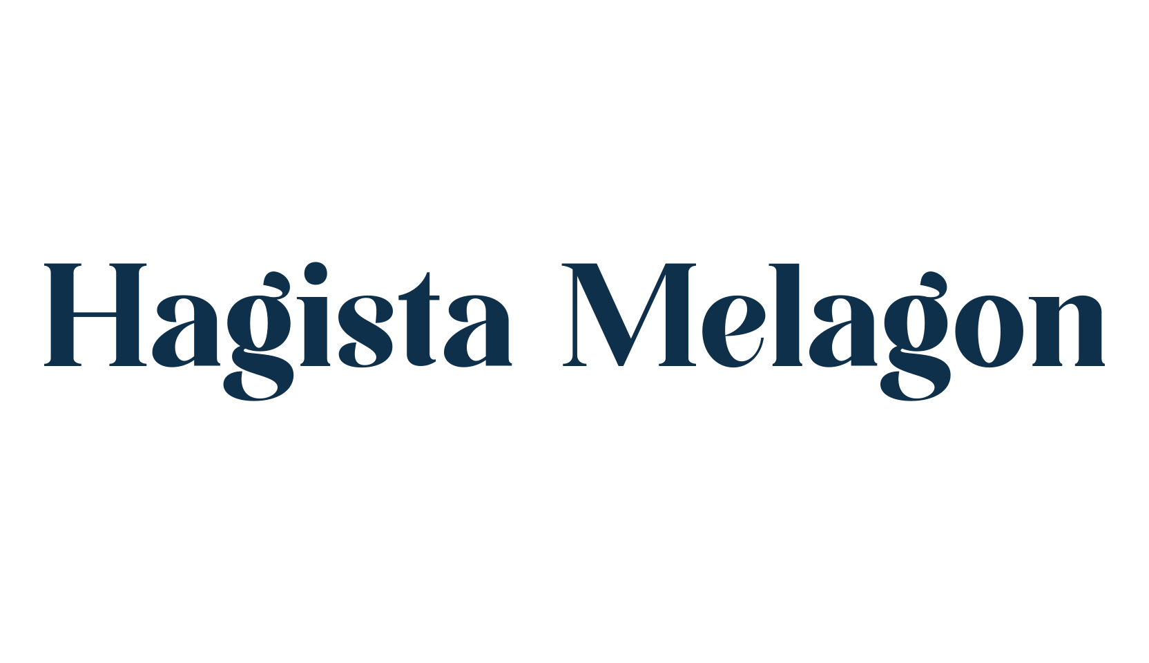 Hagista Melagon, serif font preview