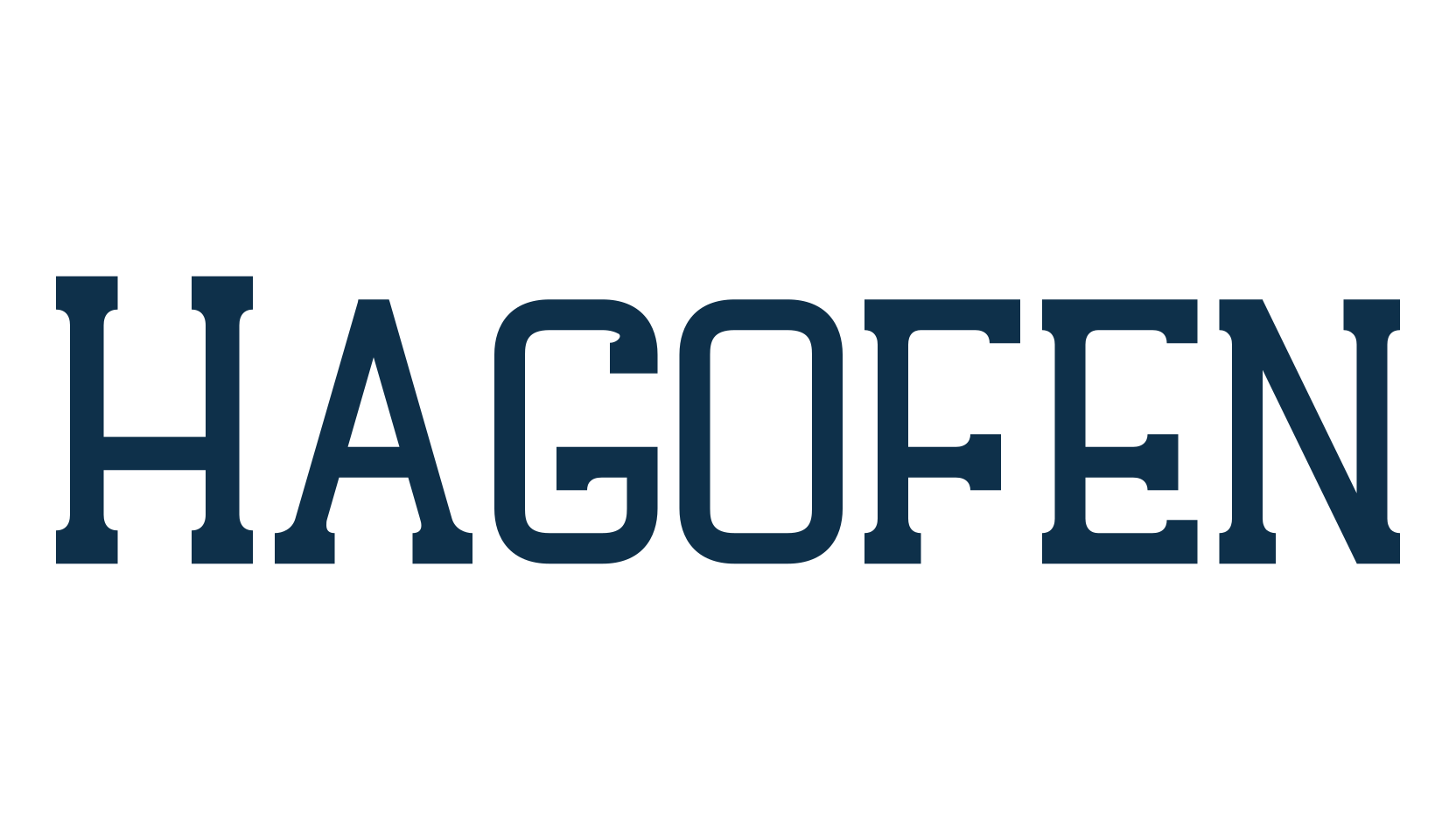 Hagofen, basic serif font preview