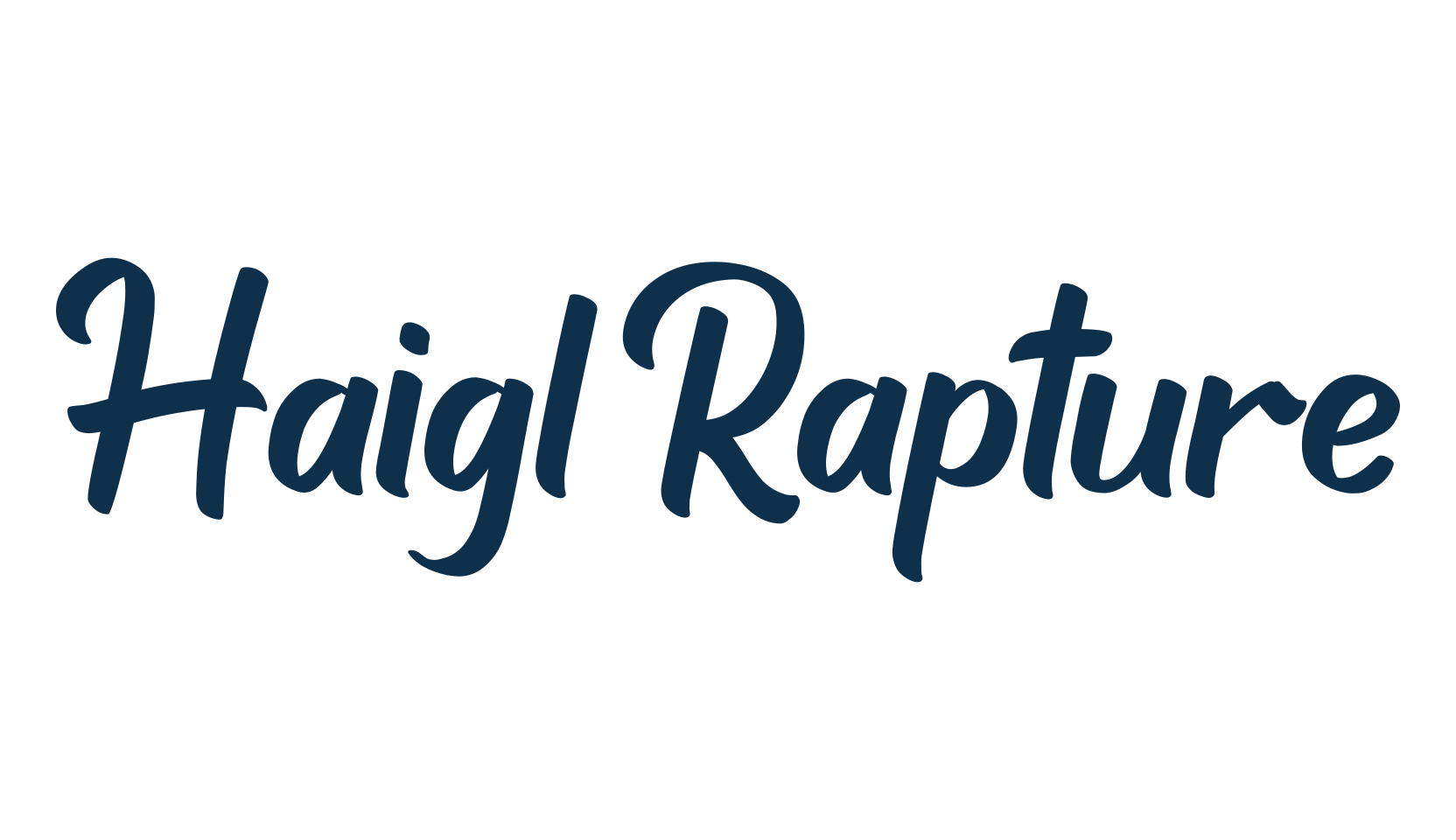 Haigl Rapture, script brush fancy decorative calligraphy font preview