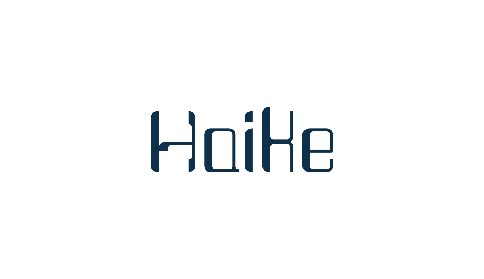 Haike, retro font preview