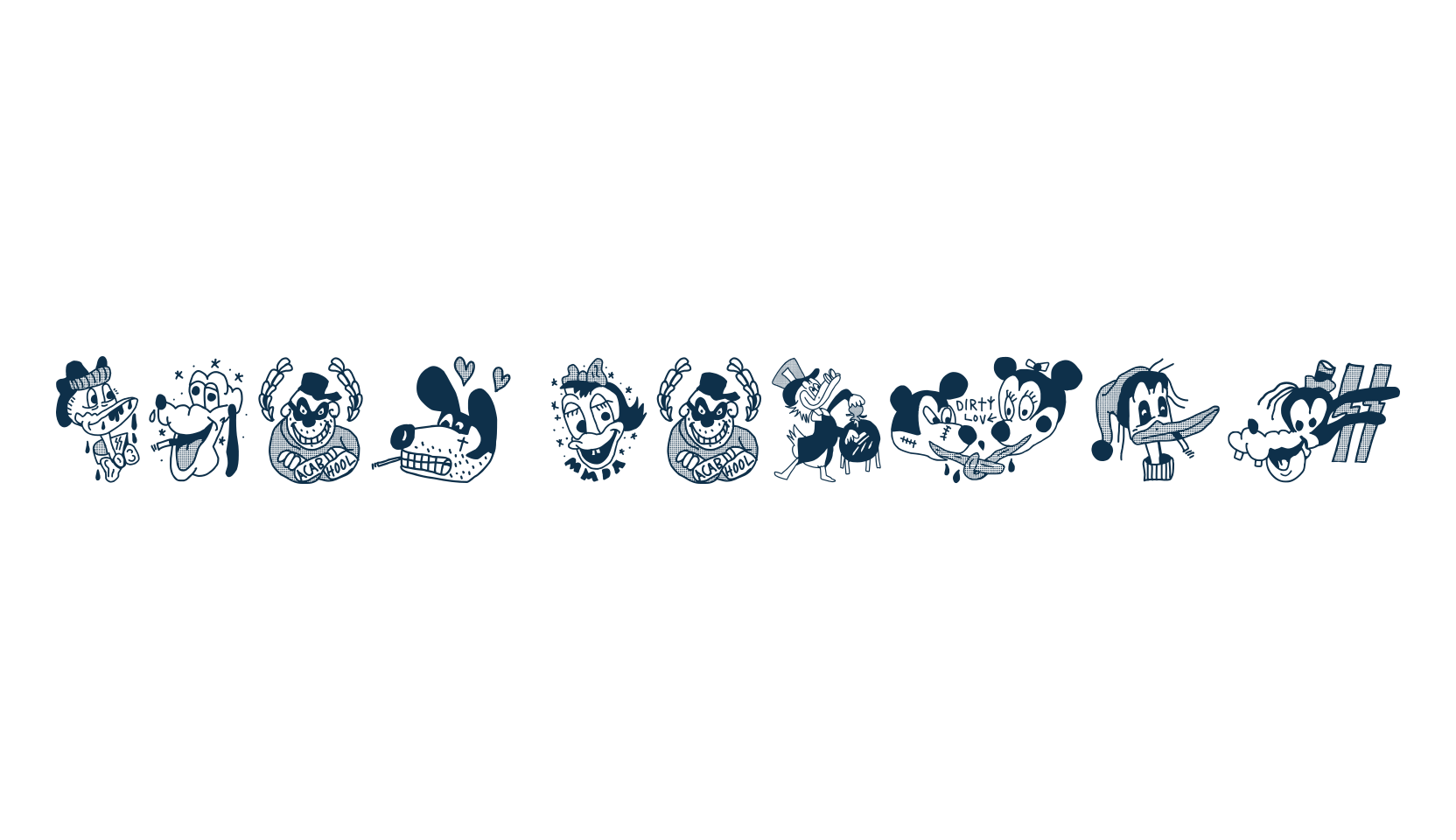Hail Disney, display market font preview