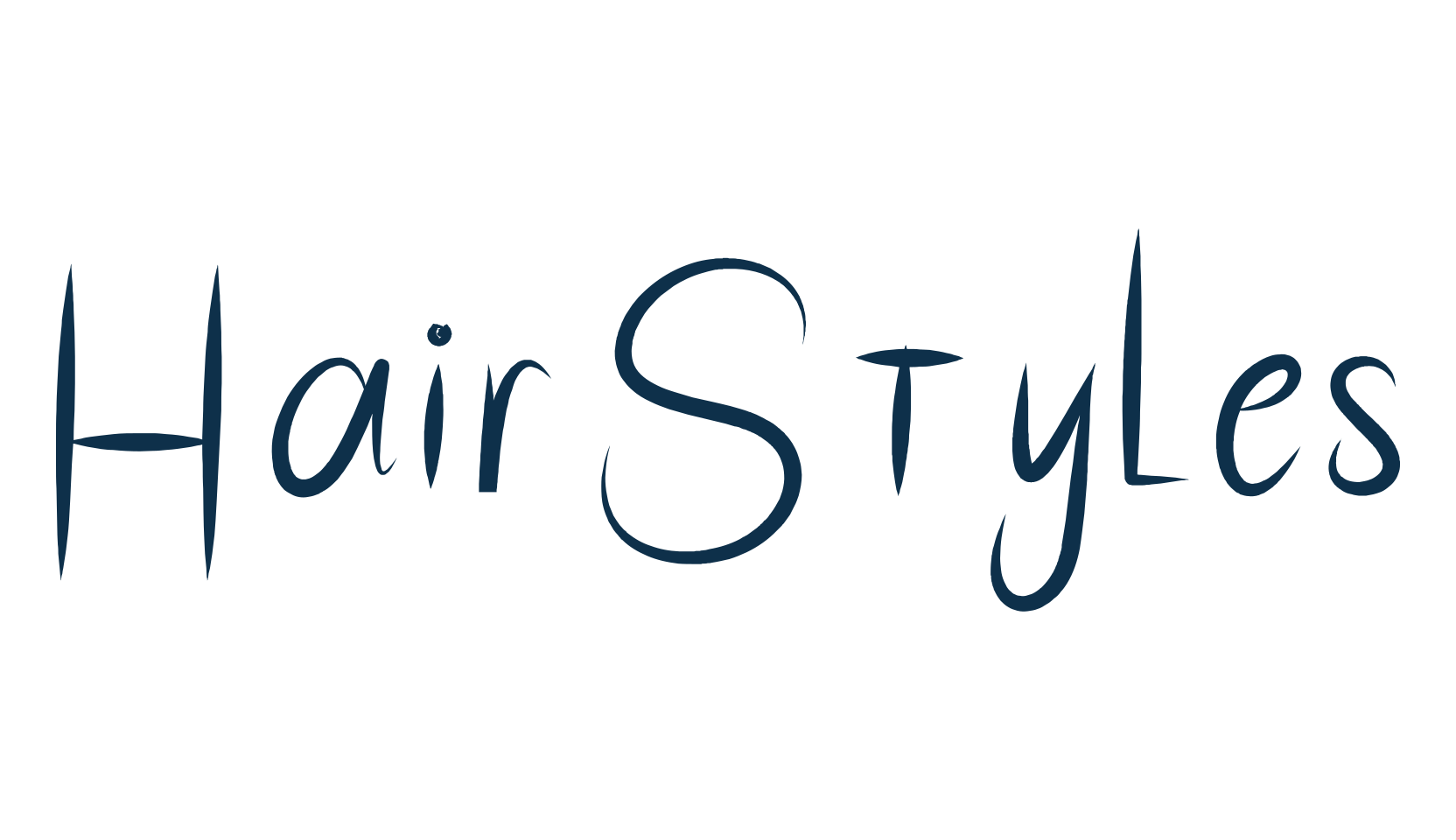 HairStyles, script handwritten fancy decorative calligraphy font preview