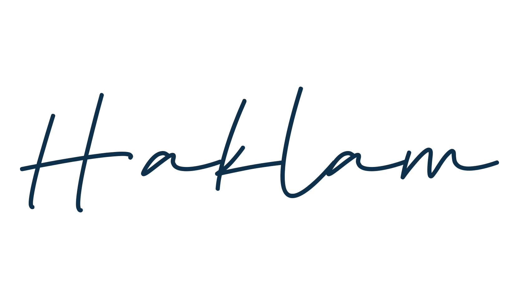 Haklam, script handwritten fancy decorative calligraphy font preview