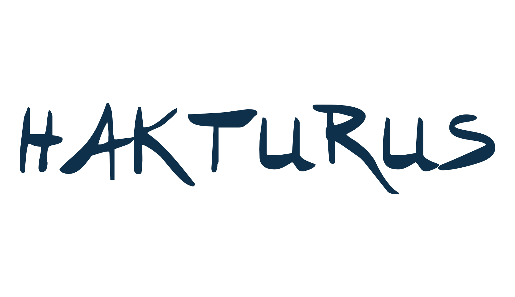 Hakturus, script brush fancy decorative calligraphy font preview