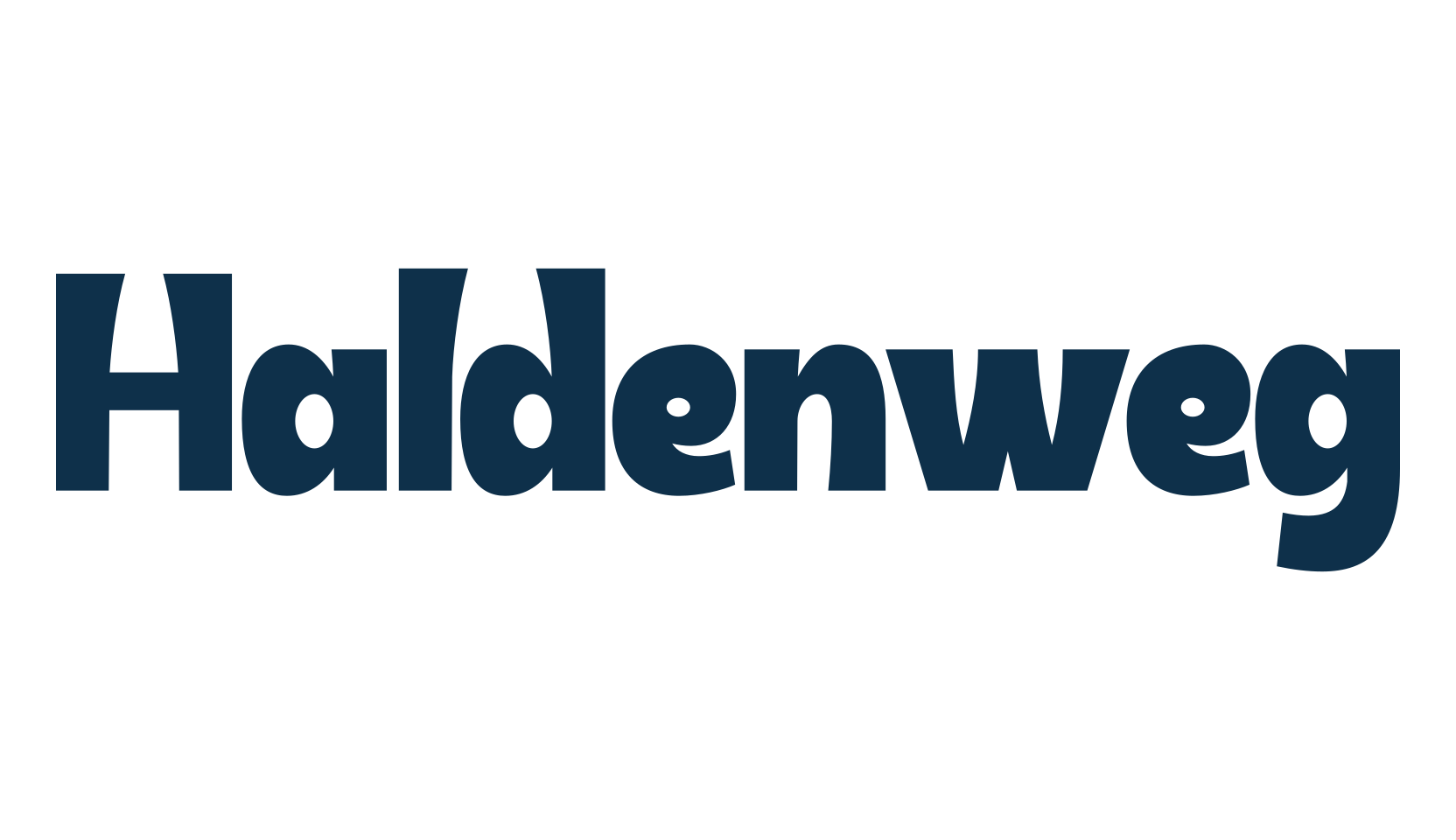Haldenweg, various font preview