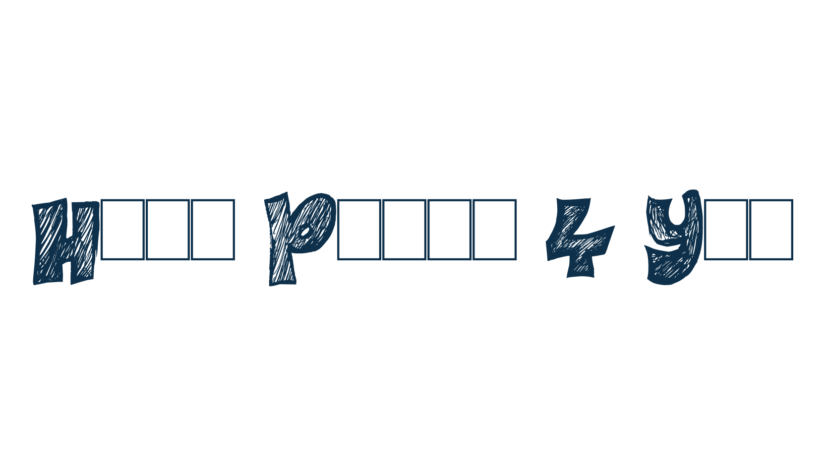 Half Price 4 You, fancy cartoon decorative font preview