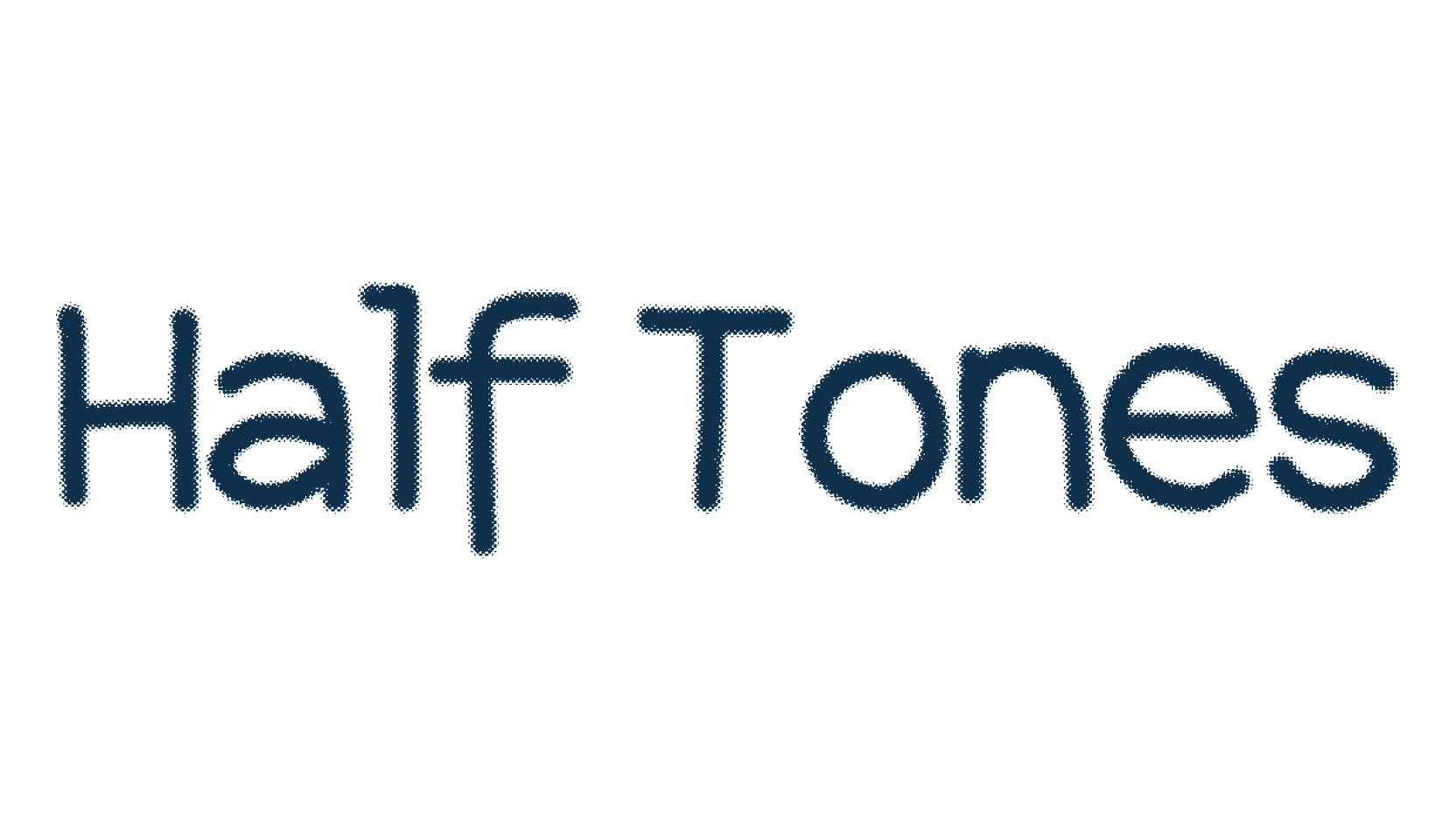 Half Tones, fancy eroded decorative font preview