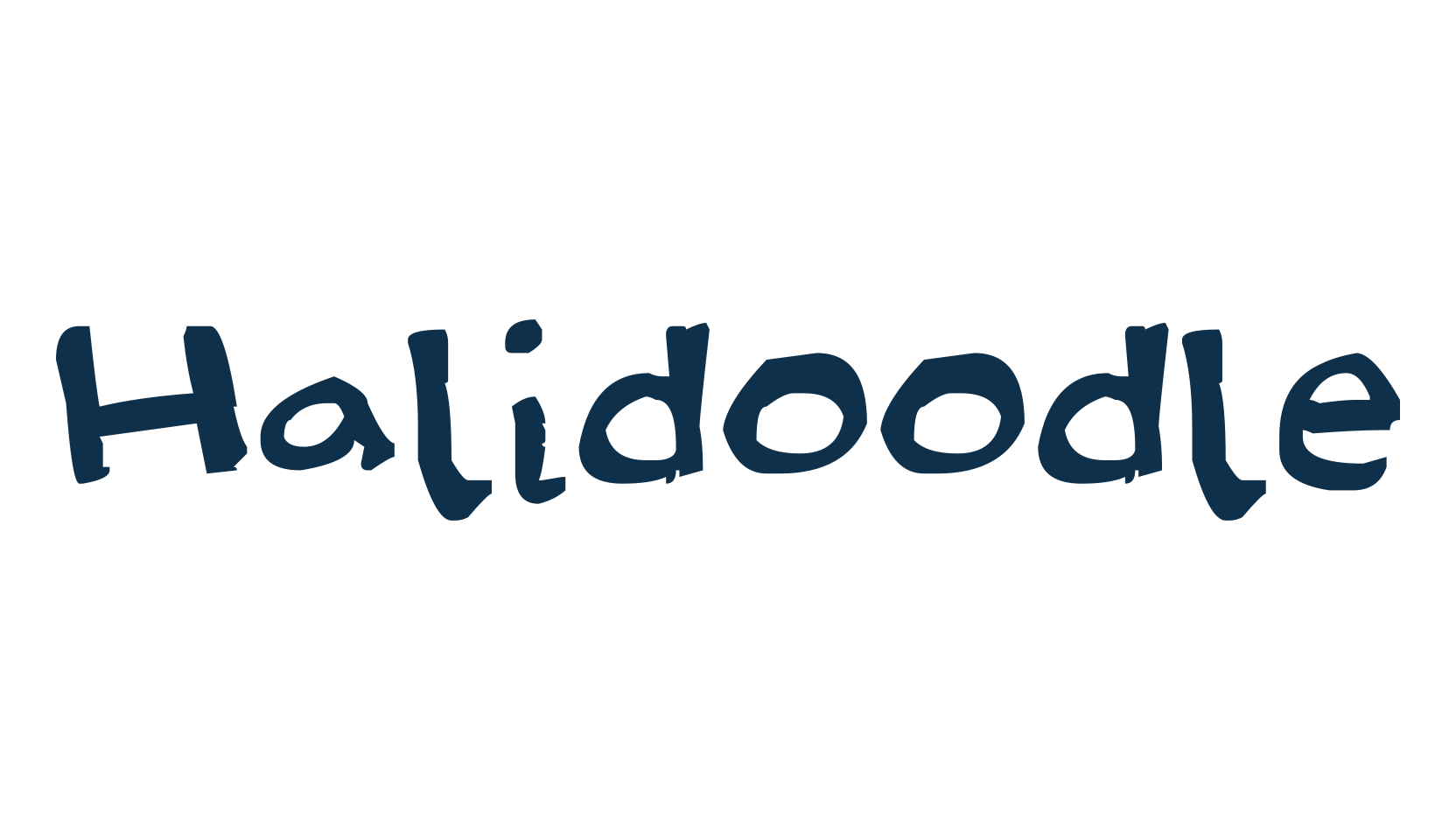 Halidoodle, display market font preview