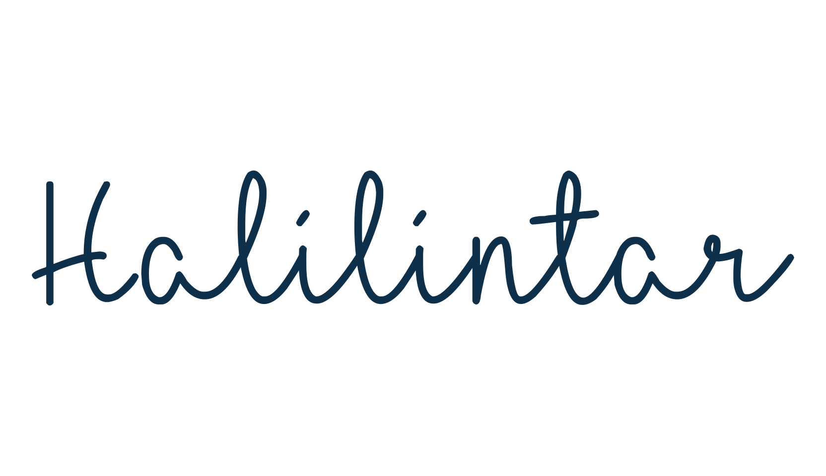 Halilintar, script handwritten fancy decorative calligraphy font preview