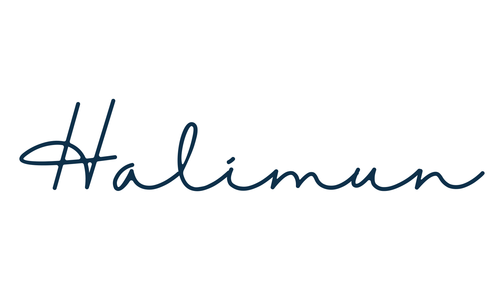 Halimun, handwriting font preview