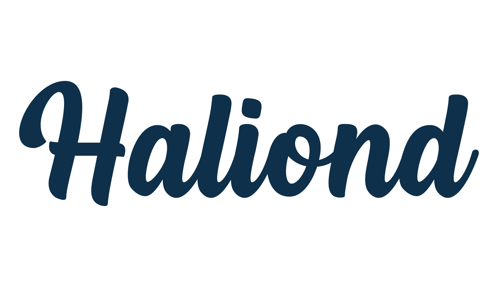 Haliond, various font preview