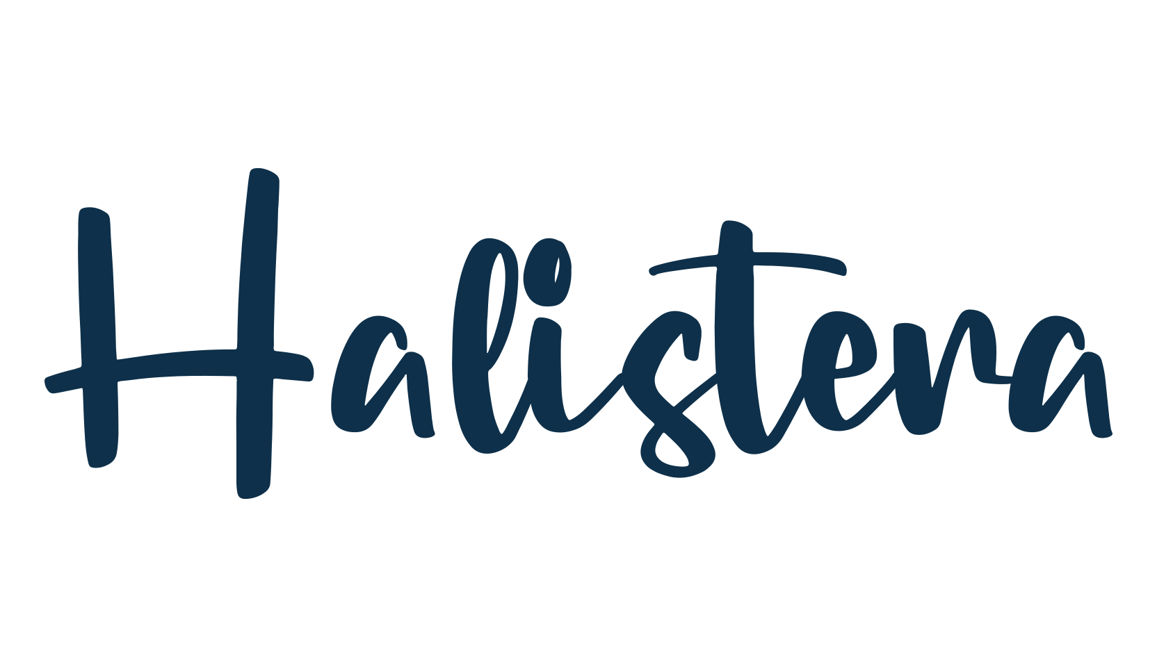 Halistera, script handwritten fancy decorative calligraphy font preview