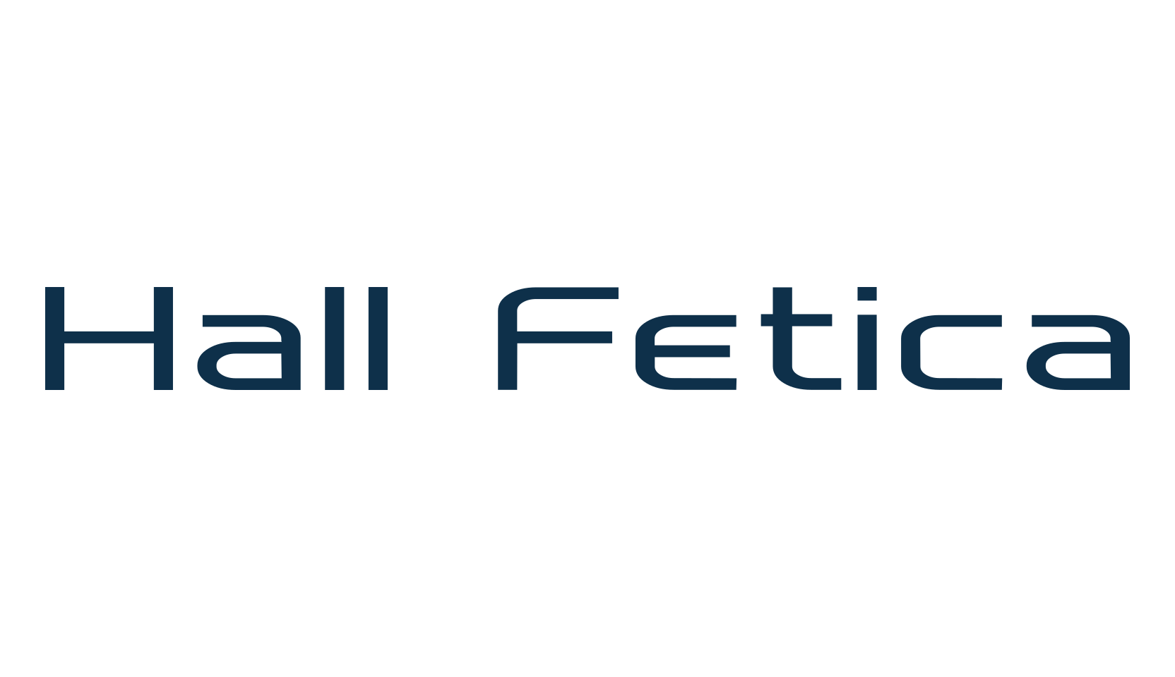 Hall Fetica, basic sans serif font preview