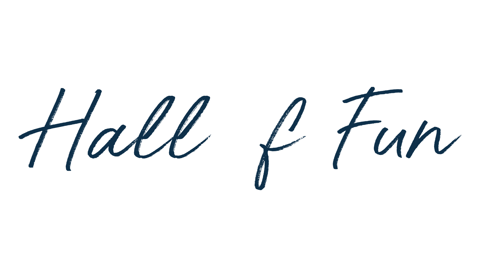 Hall Of Fun, handwriting font preview