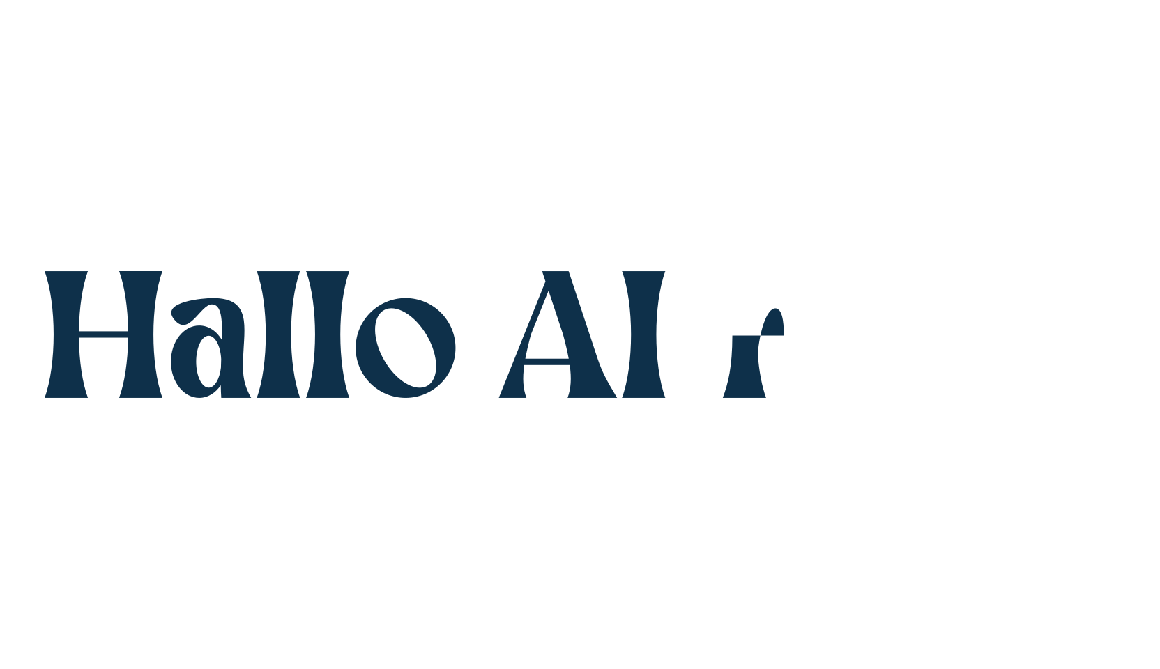 Hallo Almond, basic serif font preview