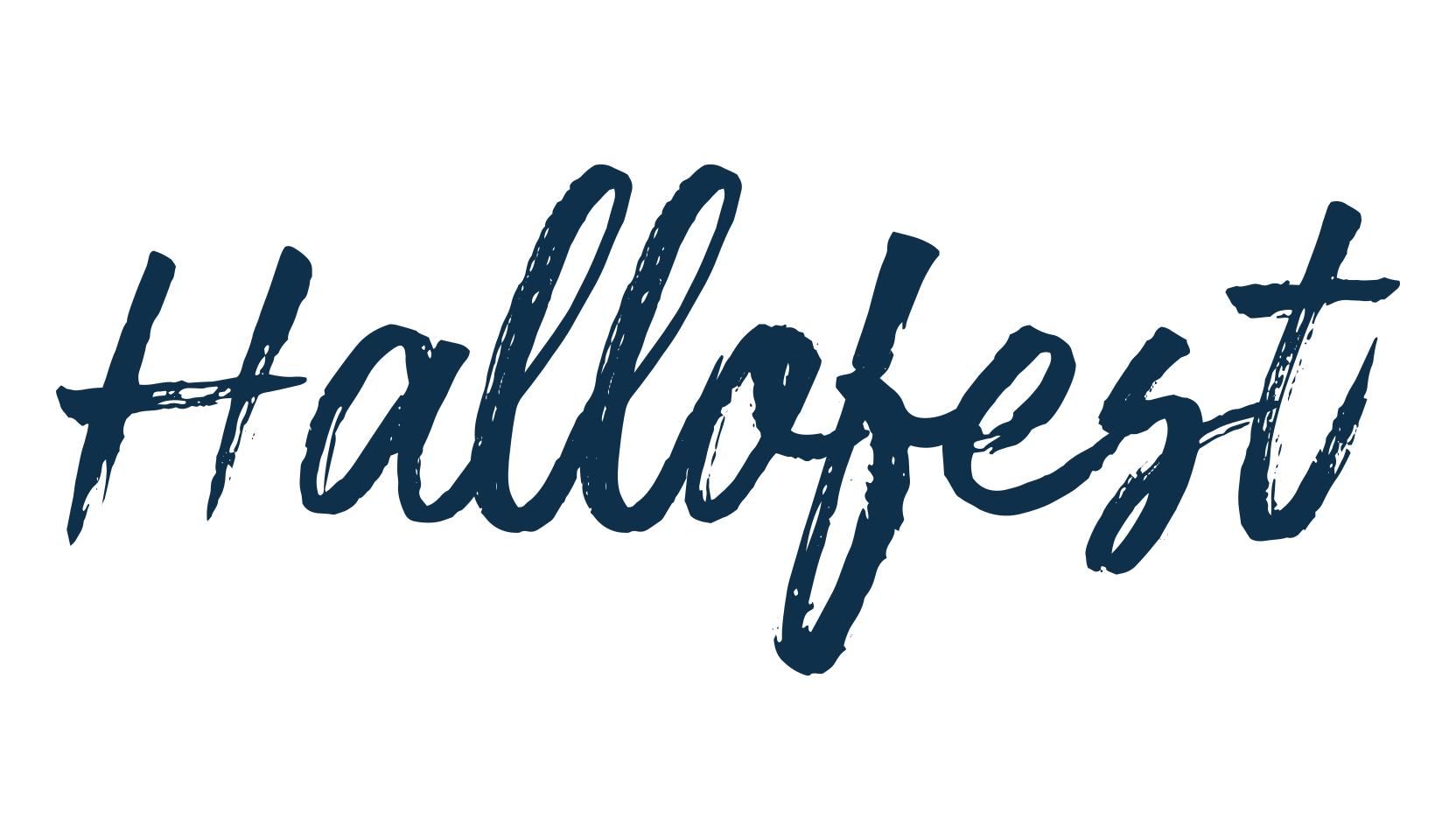 Hallofest, trash font preview
