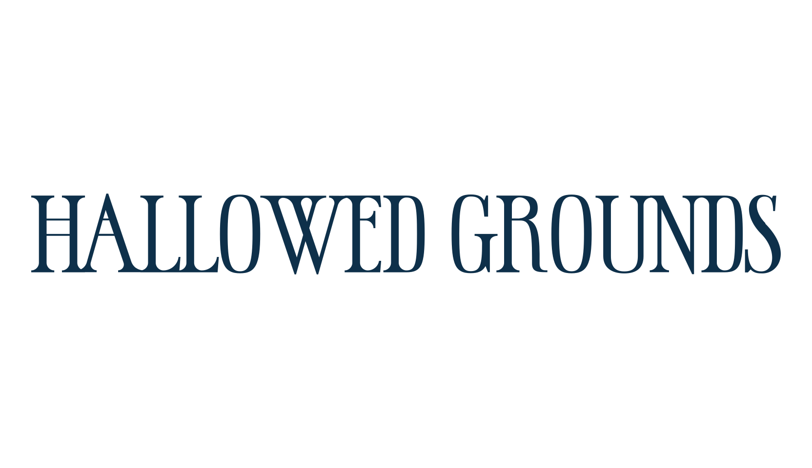 Hallowed Grounds, display market font preview