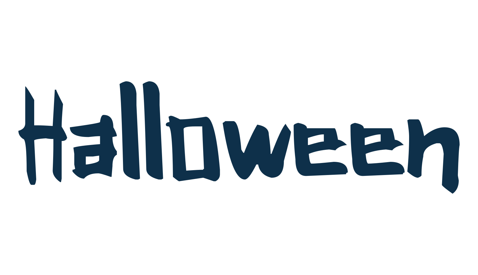 Halloween (halloween-2), fancy decorative font preview
