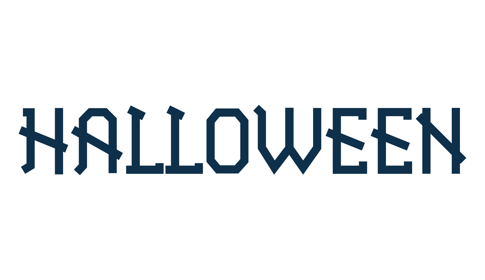 Halloween (halloween-6), fancy decorative font preview
