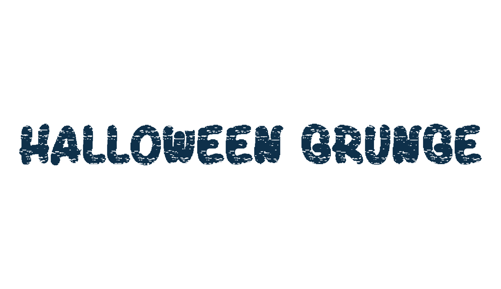 Halloween Grunge, fancy decorative font preview