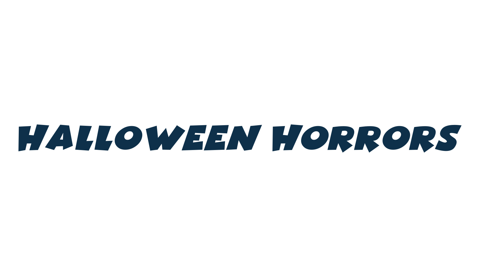 Halloween Horrors, display market font preview
