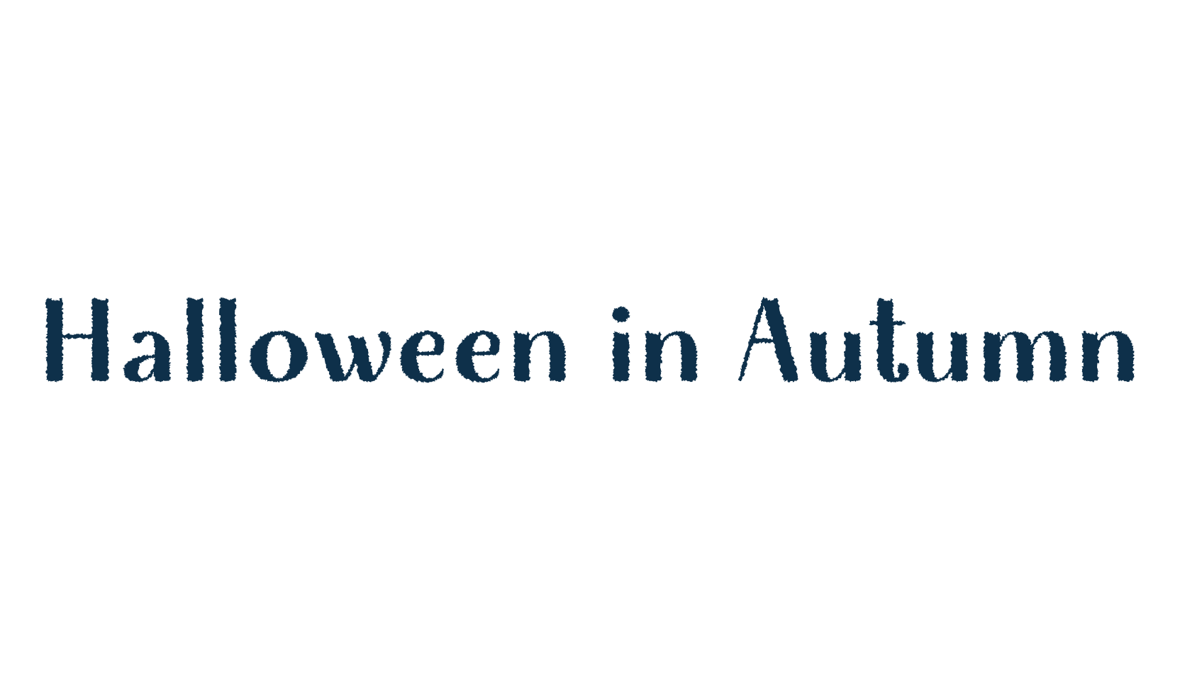Halloween in Autumn, display market font preview
