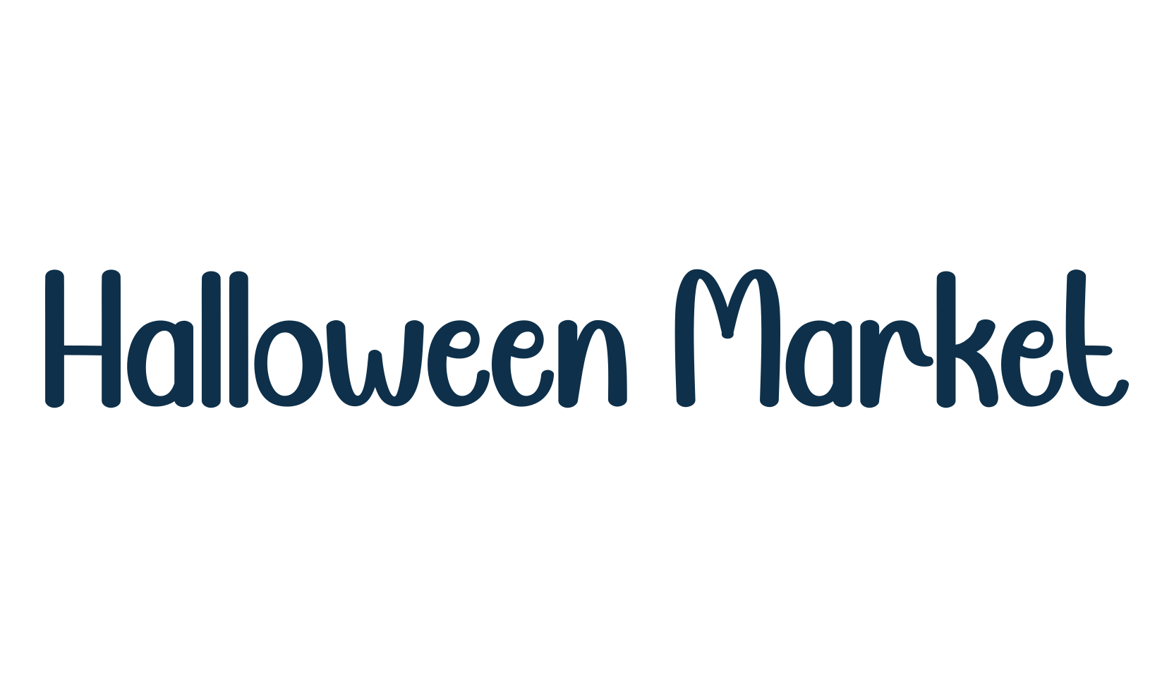 Halloween Market, fancy various decorative script calligraphy font preview
