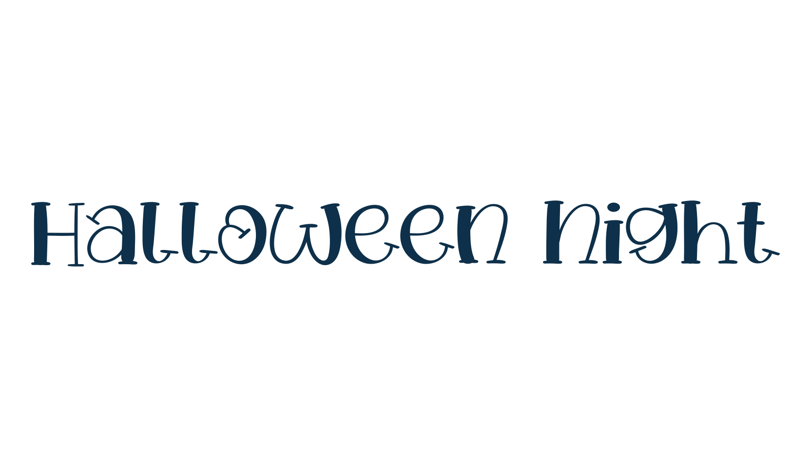 Halloween Night (halloween-night-3), fancy decorative font preview