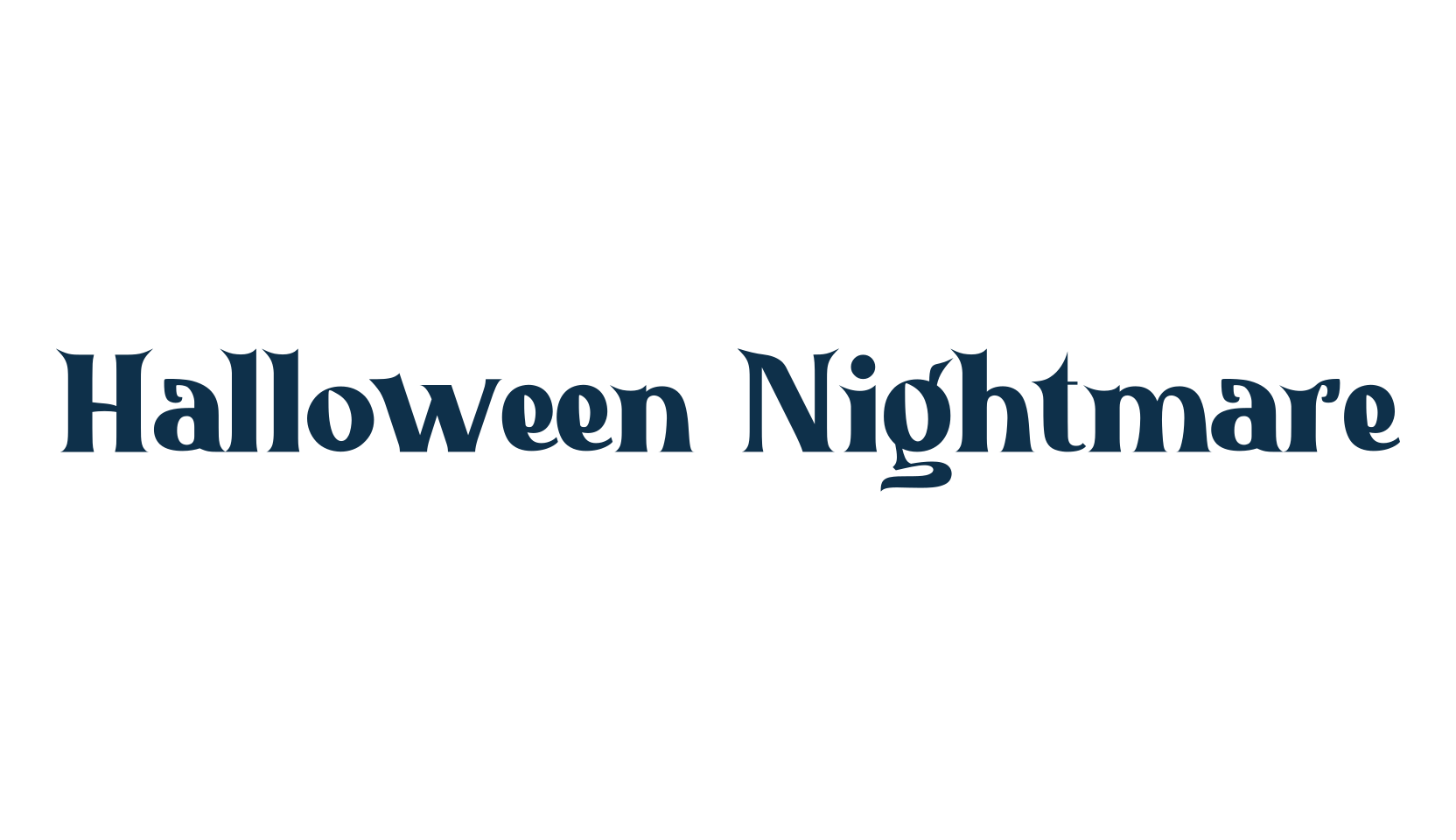 Halloween Nightmare (halloween-nightmare-2), fancy decorative font preview