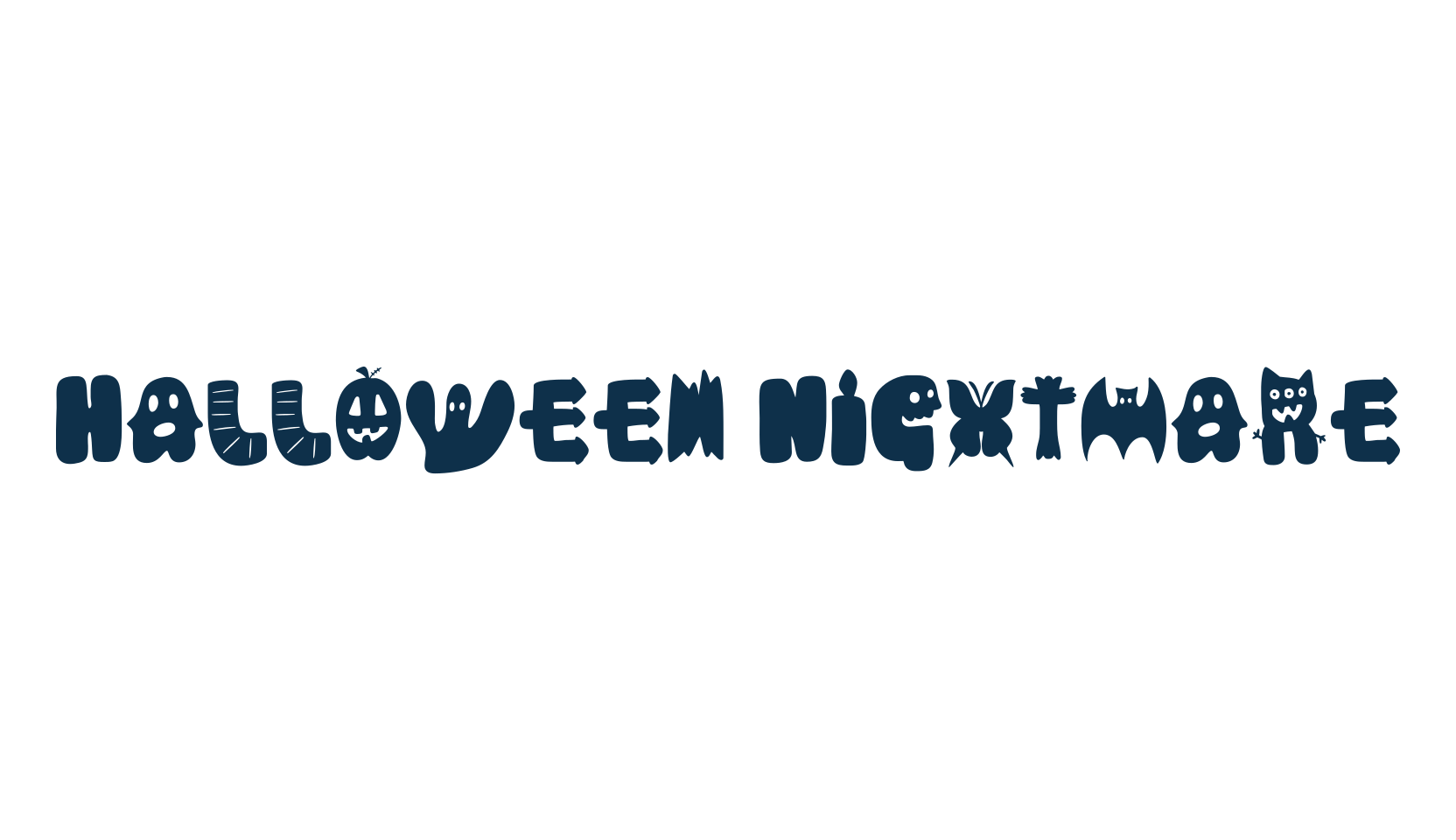 Halloween Nightmare (halloween-nightmare-3), fancy decorative font preview
