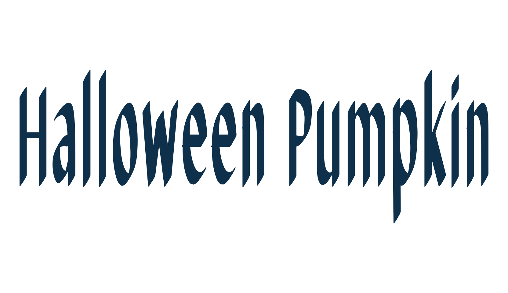 Halloween Pumpkin (halloween-pumpkin-2), display market font preview