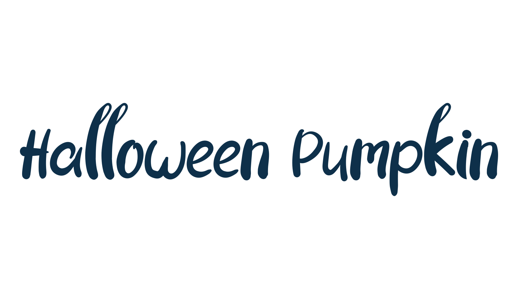 Halloween Pumpkin, fancy decorative font preview