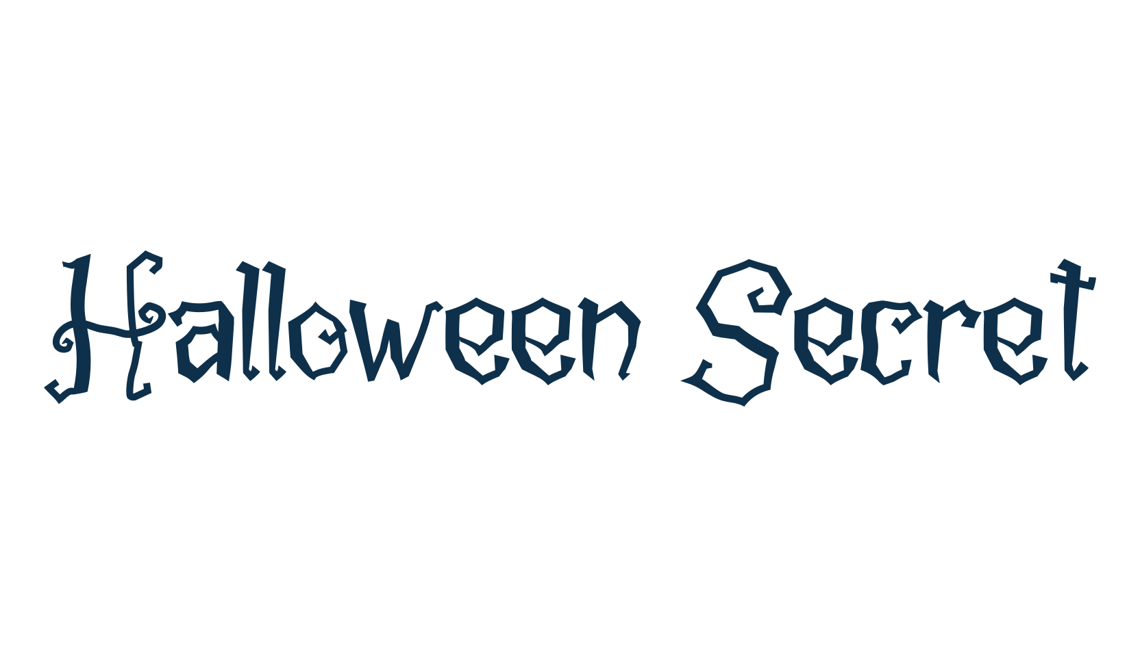 Halloween Secret (halloween-secret-2), fancy decorative font preview
