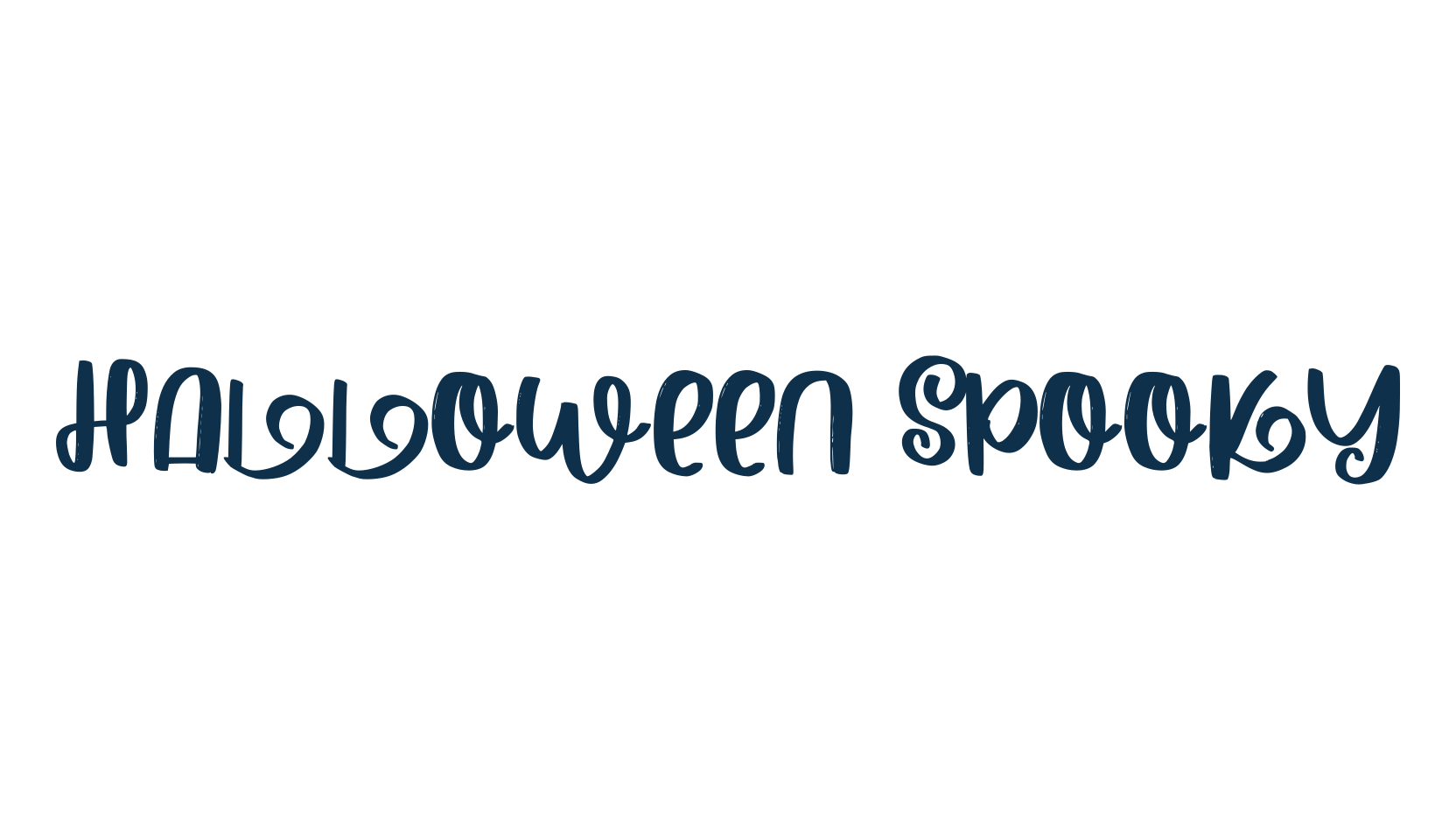 Halloween Spooky, fancy various decorative script calligraphy font preview